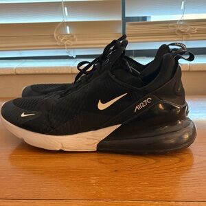 Nike Black and White Air Max 270 Sneakers